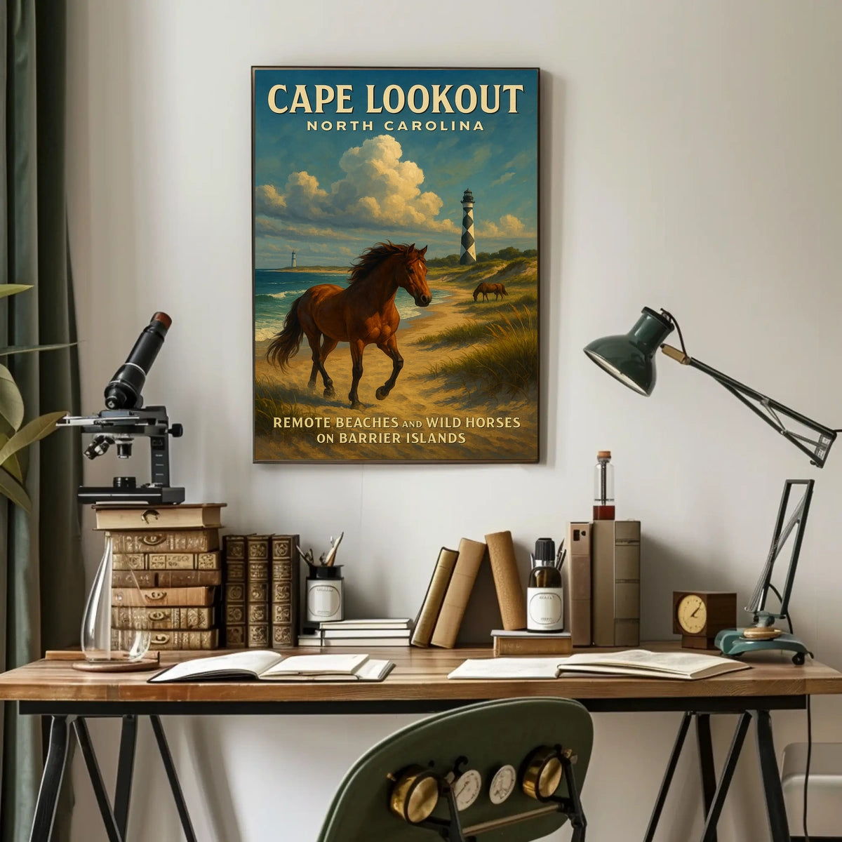 Cape Lookout North Carolina Poster