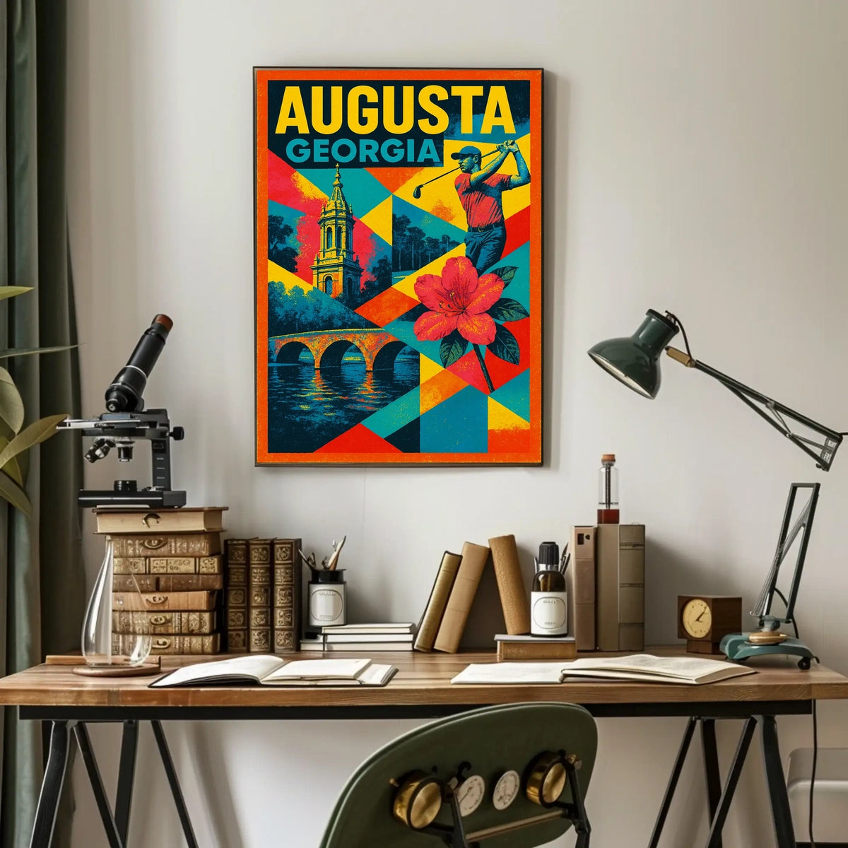 Augusta, Georgia A Vibrant Tribute Poster