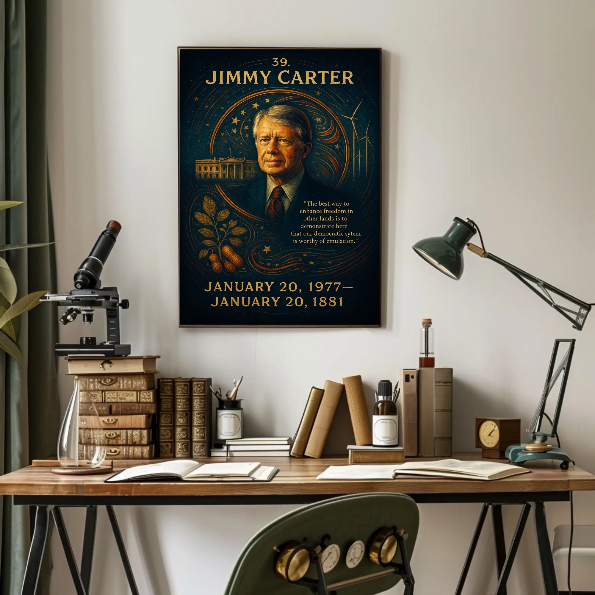 Jimmy Carter Civic Impact Gallery Print Poster PosterGoat