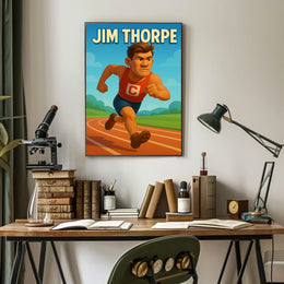 Jim Thorpe Athletic Legend Poster