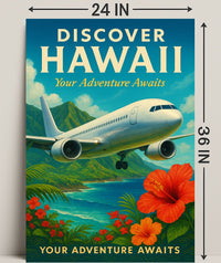 Discover Hawaii Wall Art Print Decor PosterGoat