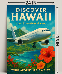 Discover Hawaii Wall Art Print Decor PosterGoat