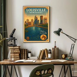 Louisville, Kentucky Where History and Innovation Thrive Poster