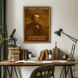 Andrew Johnson Historic Legacy Presidential Poster
