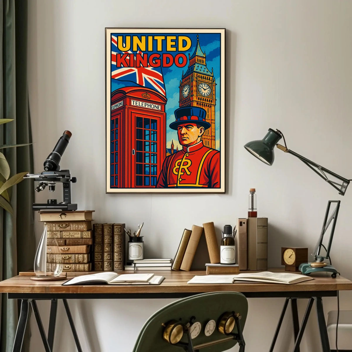 Iconic United Kingdom Poster