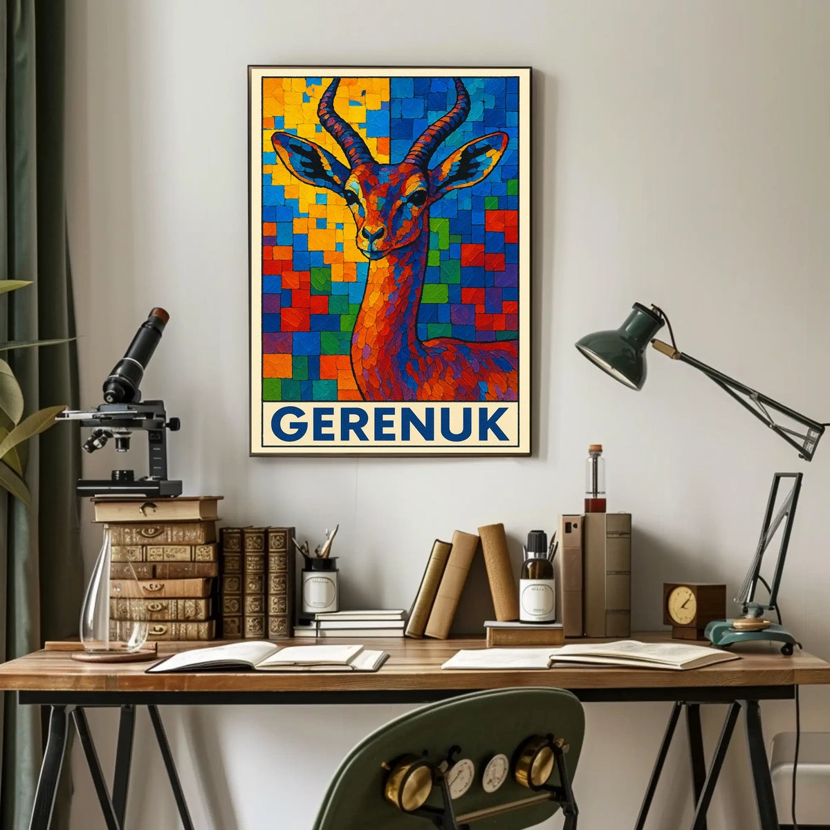 Gerenuk Art Poster