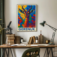Gerenuk Art Poster