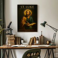 St. Luke The Patron Saint of Artists and Physicians Poster