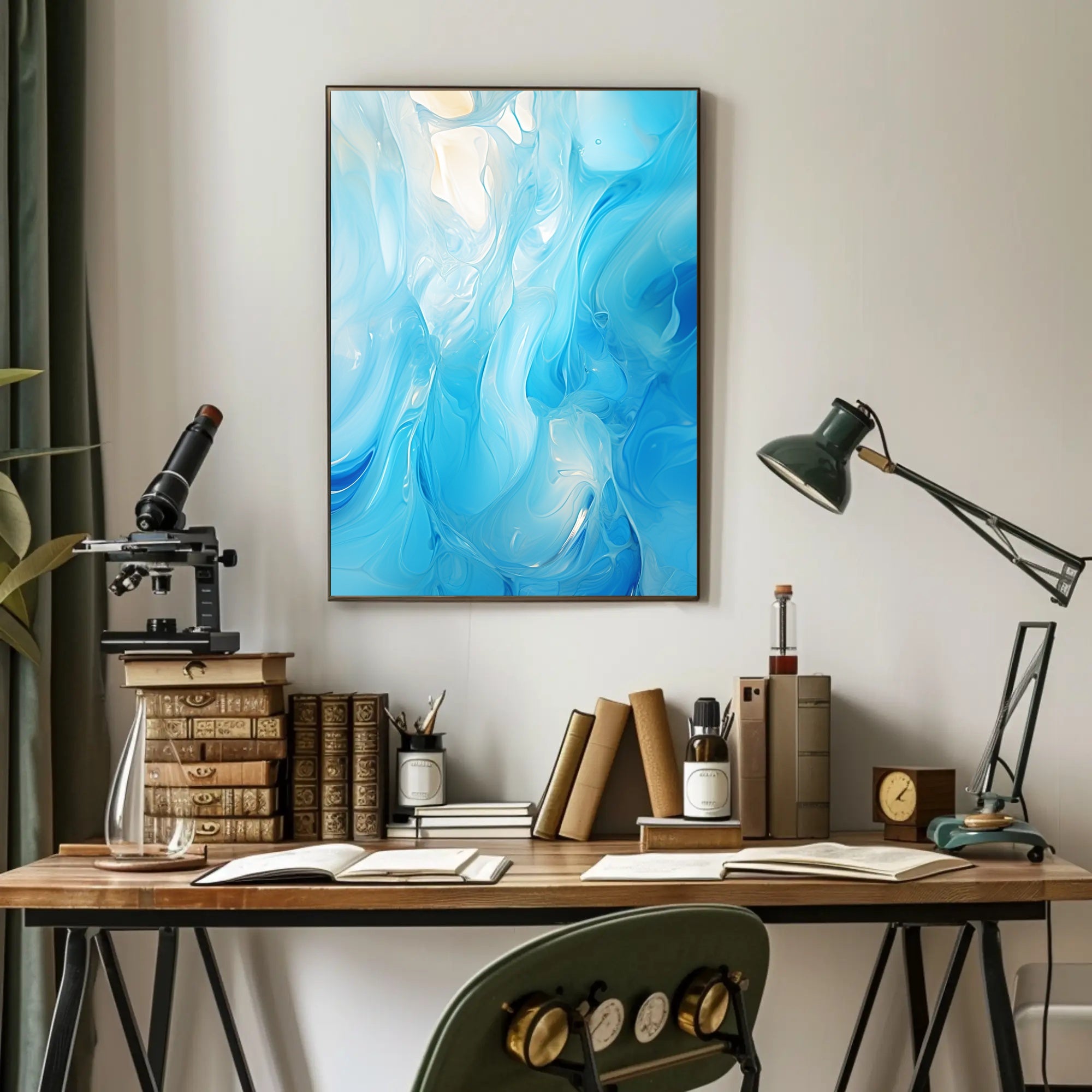 Oceanic Whirl Poster