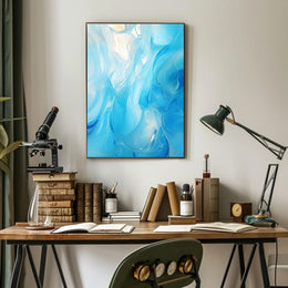 Oceanic Whirl Poster