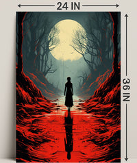 Moonlit Pathway Poster