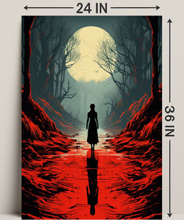 Moonlit Pathway Poster