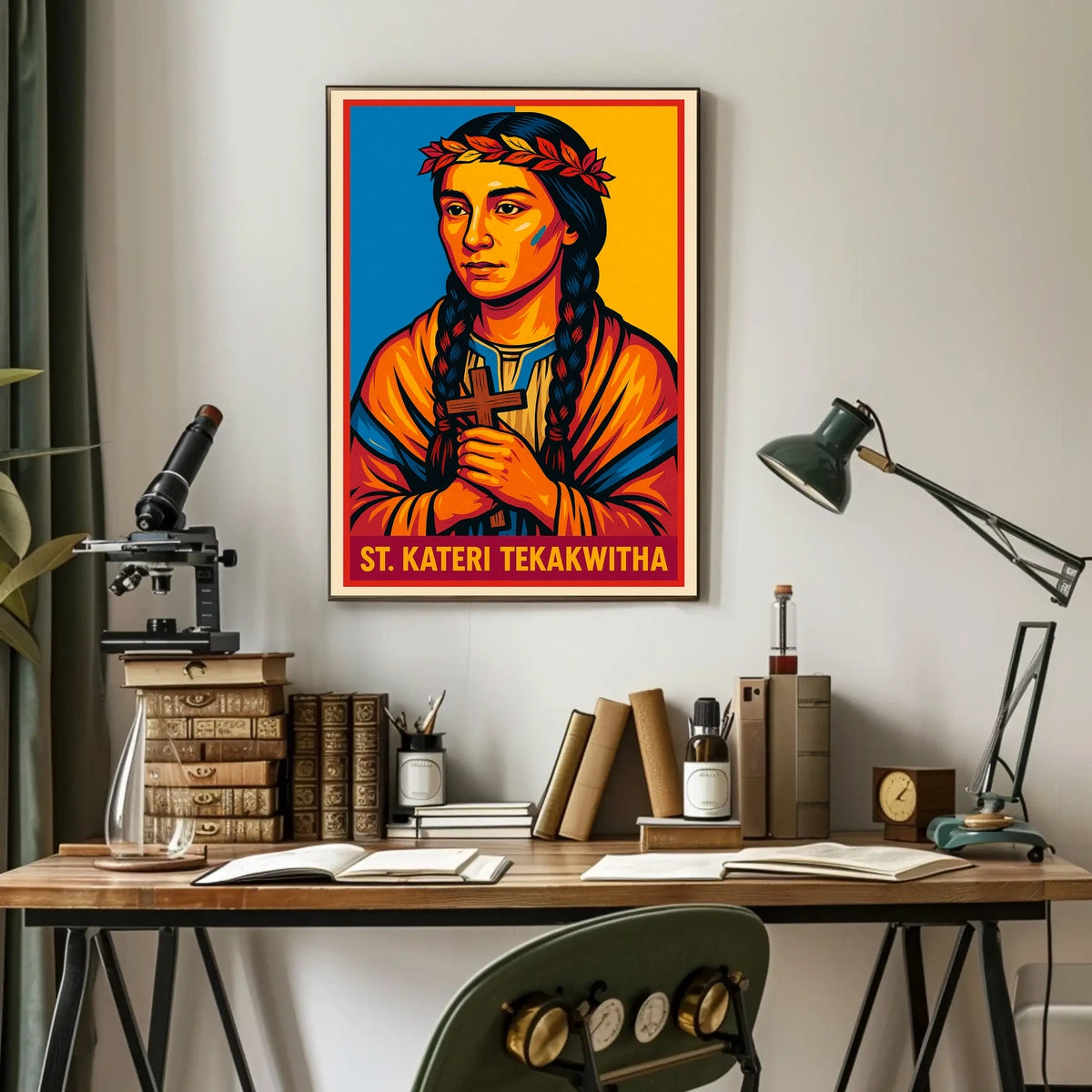 St. Kateri Tekakwitha Poster