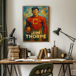 Jim Thorpe Portrait Poster