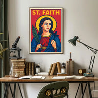 St. Faith Iconography Poster