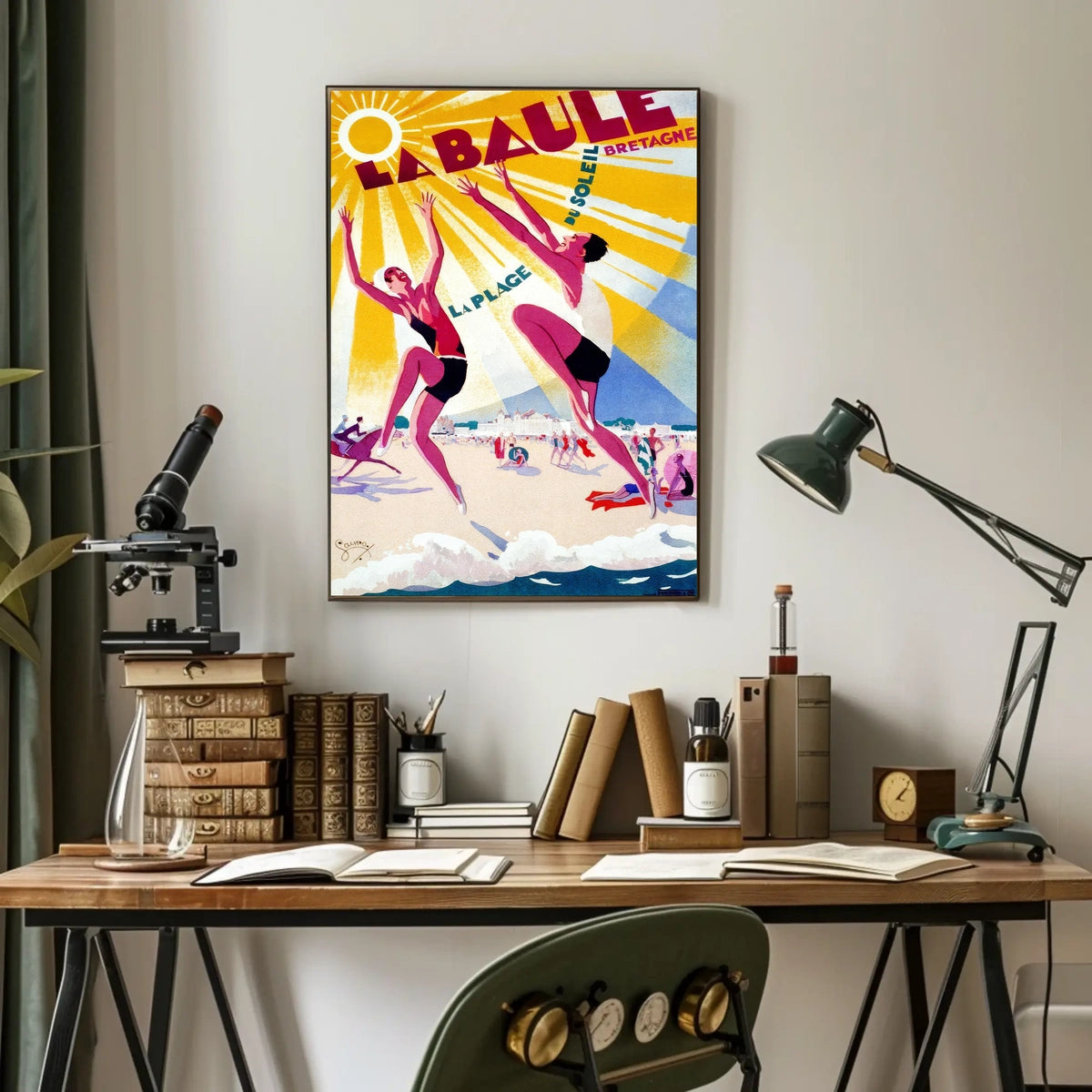La Baule La Plage Du Soleil Poster