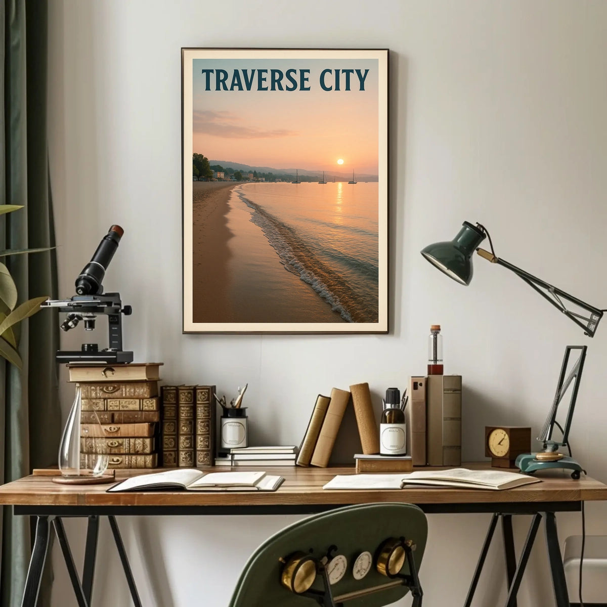 Traverse City Sunset Poster