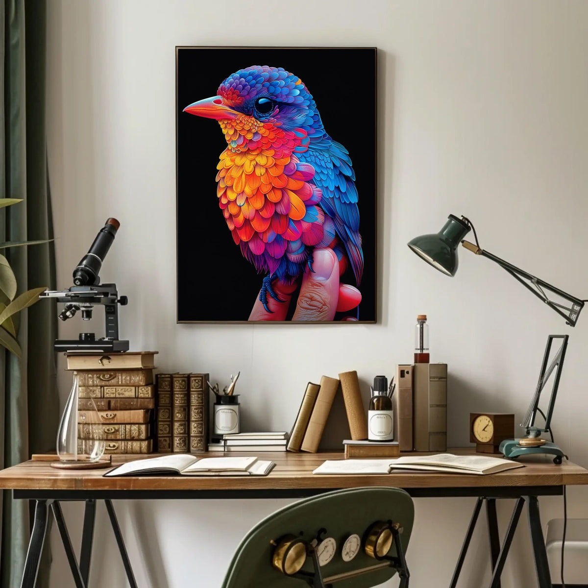 Vibrant Bird Of Paradise Poster