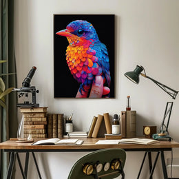 Vibrant Bird Of Paradise Poster