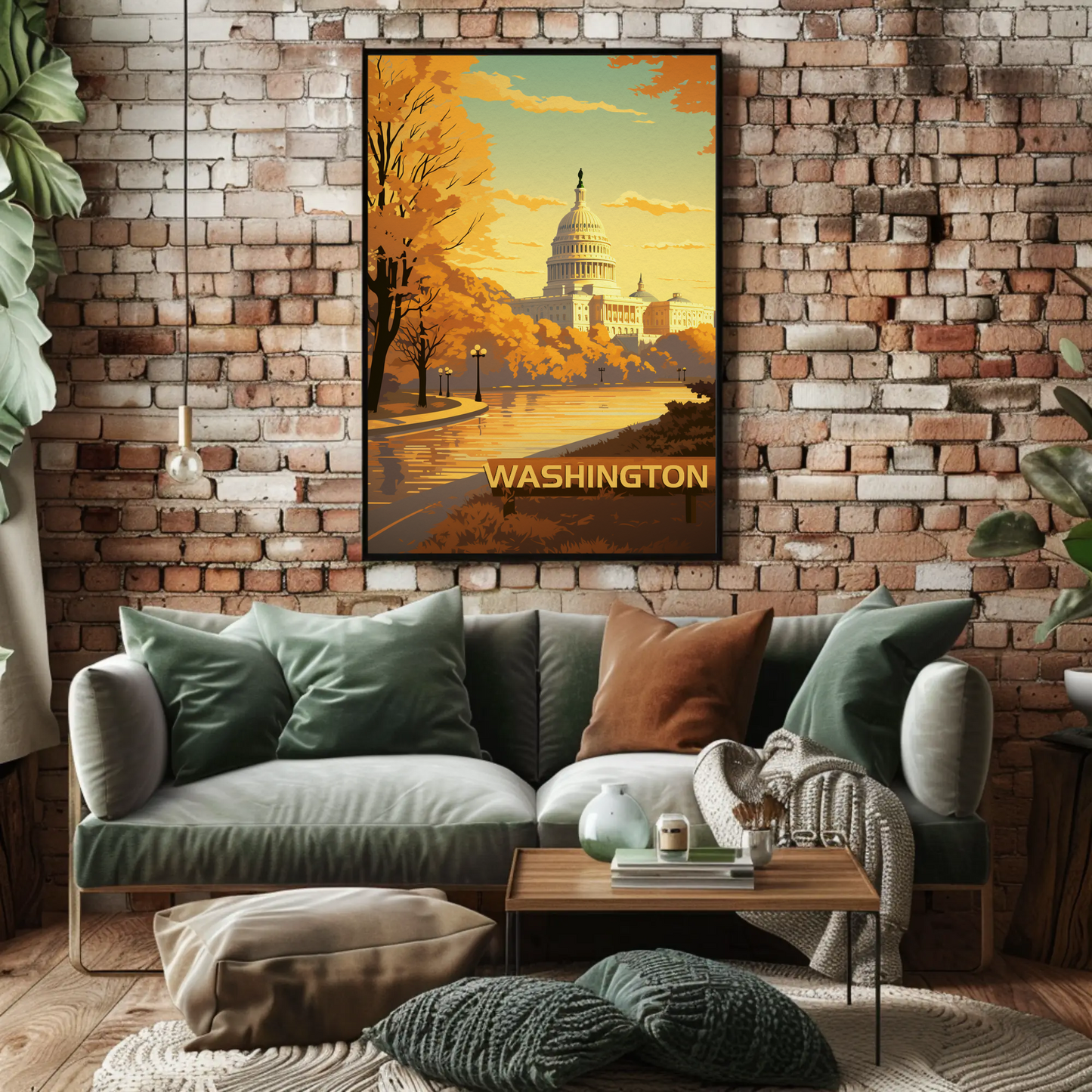 Washington Vintage Poster