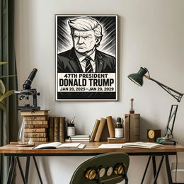 Donald Trump 47th President Poster
