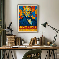 James K. Polk 11Th President Poster