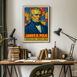 James K. Polk 11Th President Poster