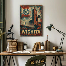 Wichita Heritage Vintage City Pride Poster