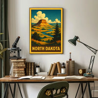 North Dakota Landscape Poster