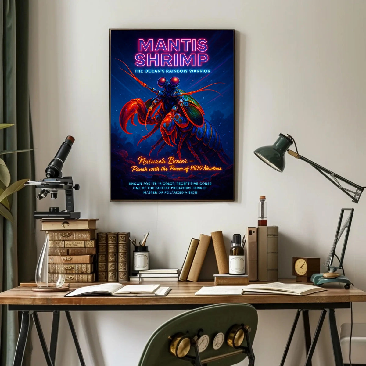 Mantis Shrimp The OceanS Rainbow Poster