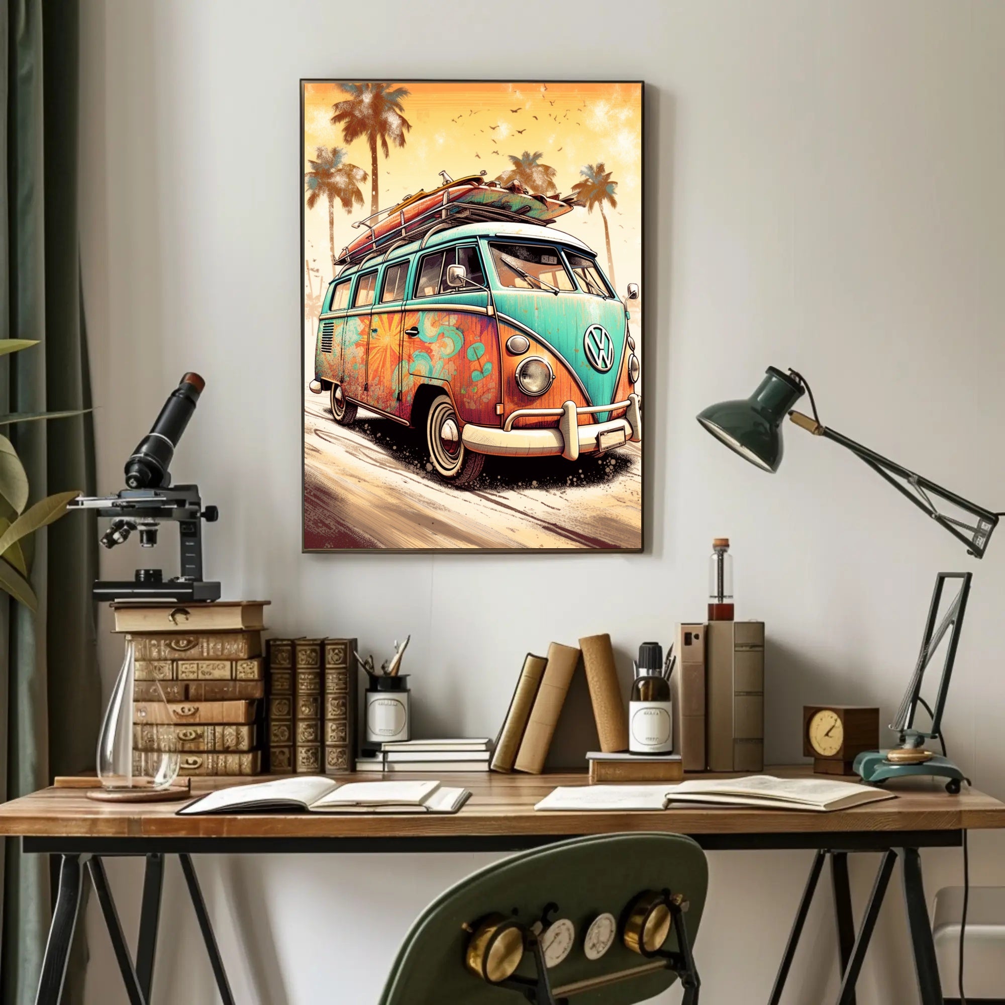 Vintage Surf Adventure Poster
