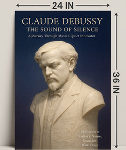 Claude Debussy The Sound of Silence Poster PosterGoat