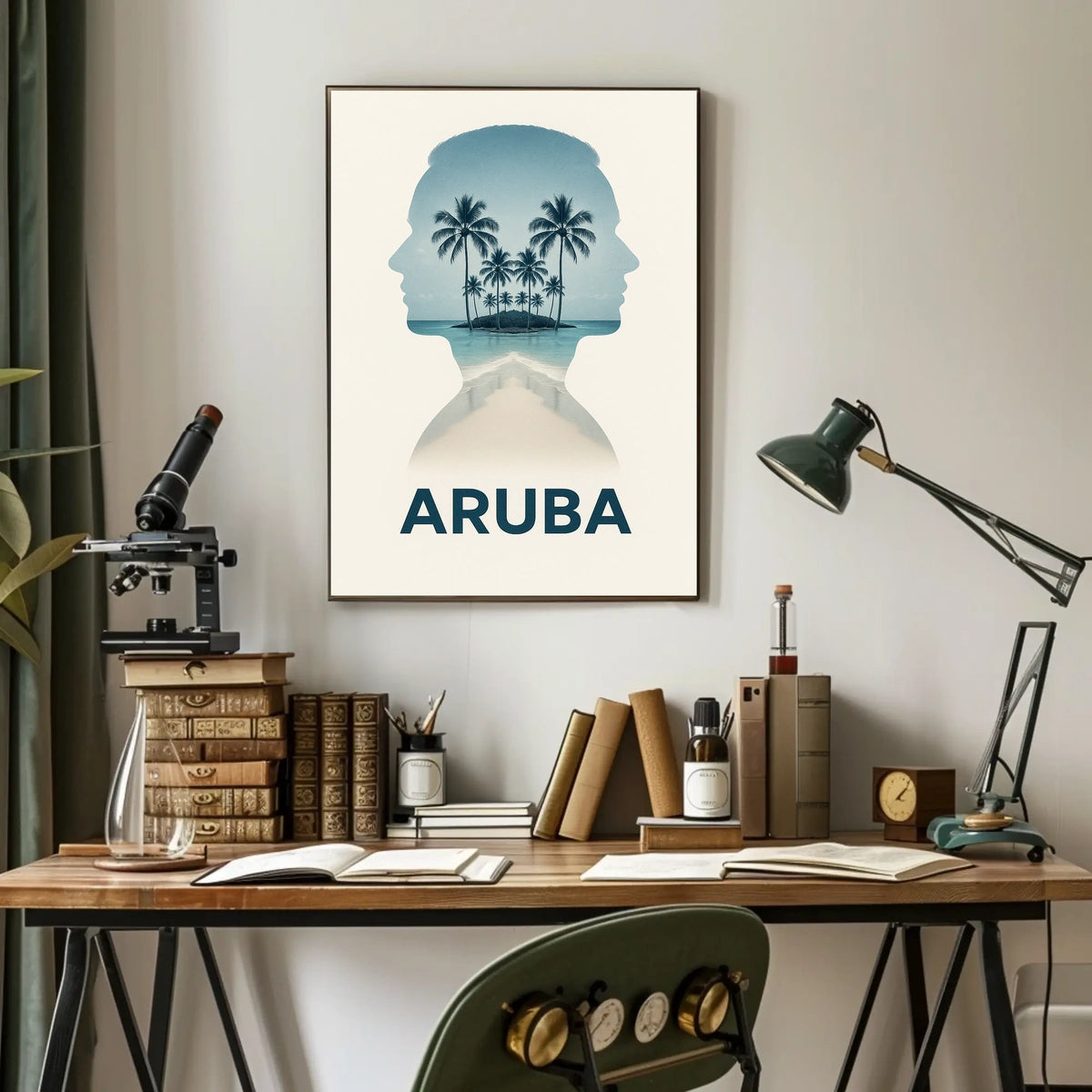 Aruba Tropical Escape Poster