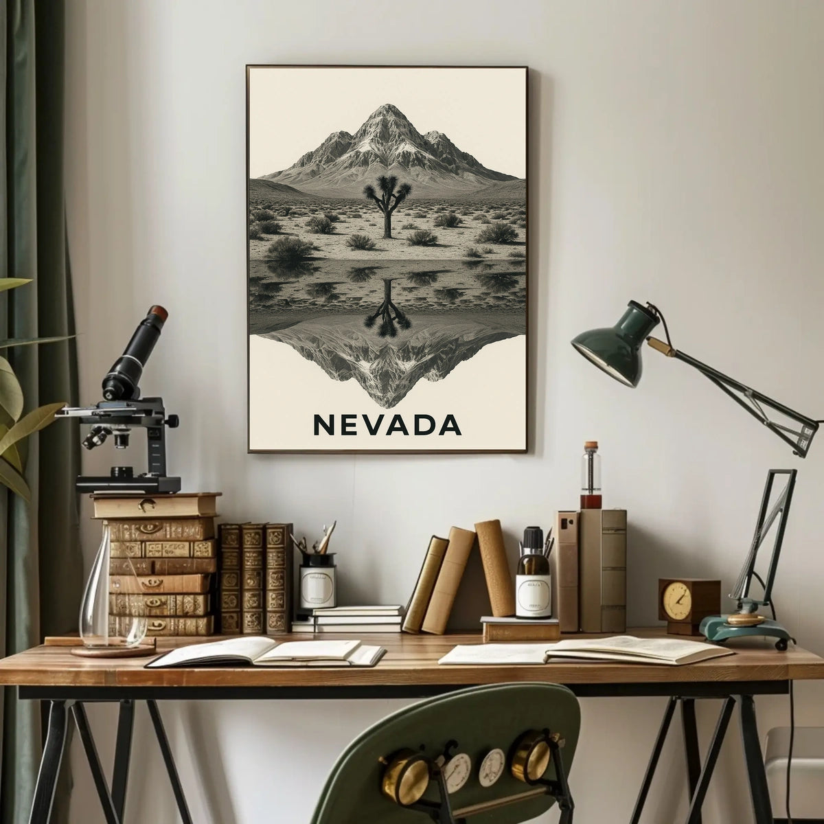 Nevada Landscape Reflection Poster