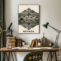 Nevada Landscape Reflection Poster
