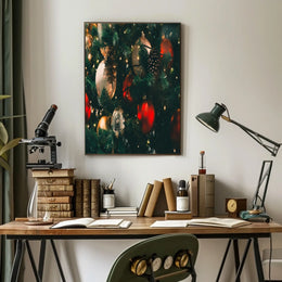 Festive Christmas Tree Poster