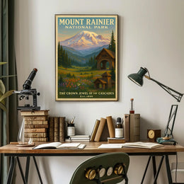 Mount Rainier National Park Wall Art Print