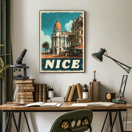 Vintage Nice Travel Poster