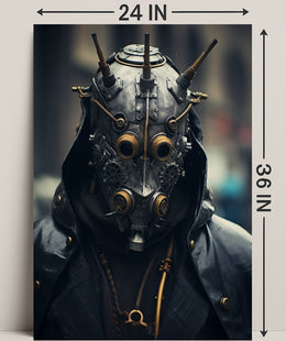Steampunk Sentinel Poster PosterGoat