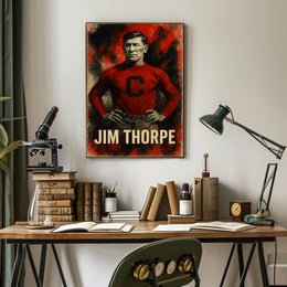 Jim Thorpe Legendary Athlete Poster