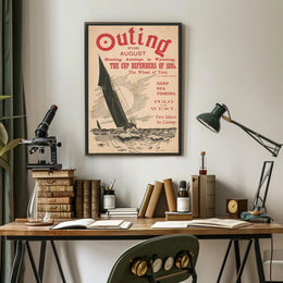 Outing Magazine August Issue Poster PosterGoat