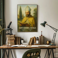 Saint Isidore Of Seville Poster