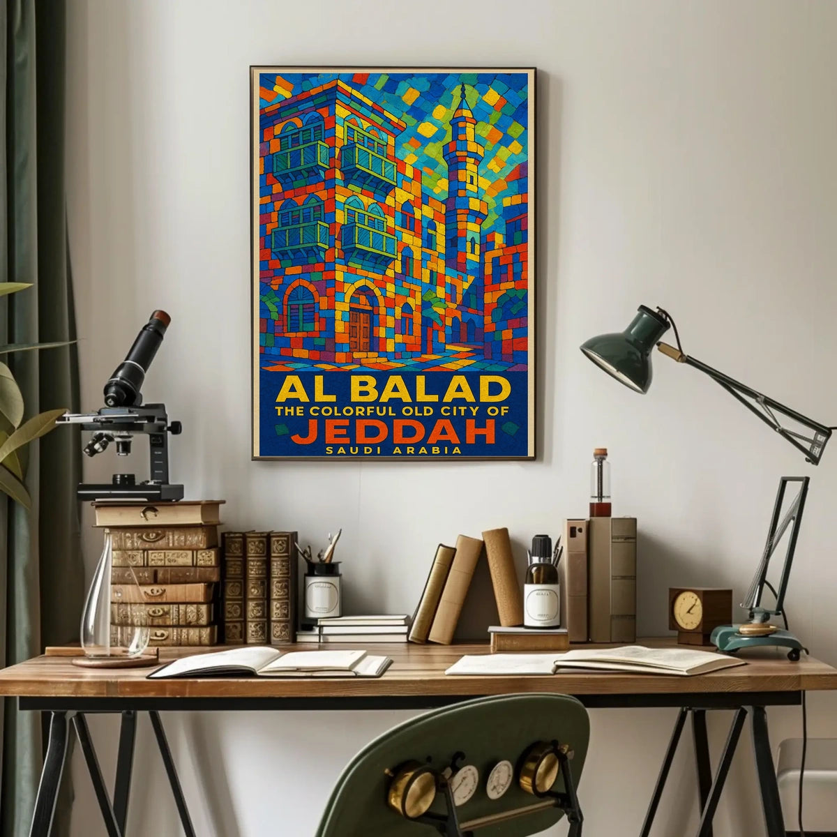 Al Balad The Colorful Old City Of Poster