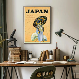 Japan Travel Inspo: Traditional Geisha Vibe Travel Poster