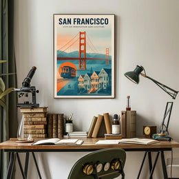 San Francisco  City of Innovation and Culture Poster PosterGoat
