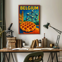 Belgium A Taste Of Culture Poster