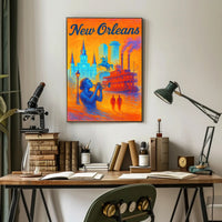 New Orleans Vibes Poster PosterGoat