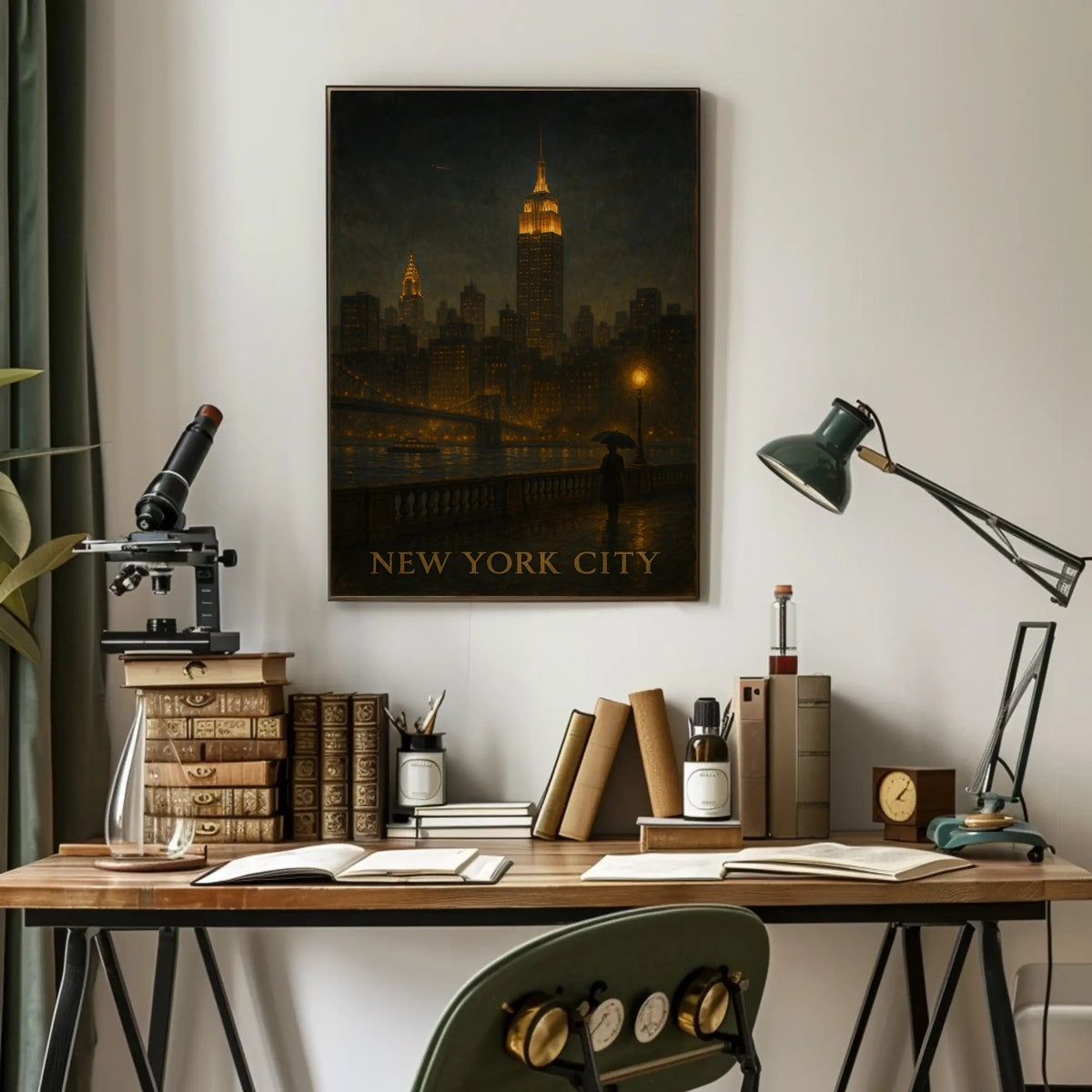 New York City Nightscape Poster