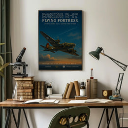 Boeing B-17 Flying Fortress Poster