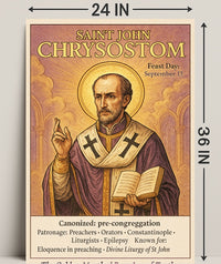 Saint John Chrysostom Poster PosterGoat